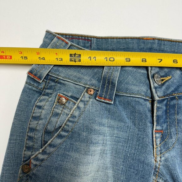 True Religion Jeans Womens 26 (28x30) Blue Made in USA RN 112790 - Picture 10 of 15